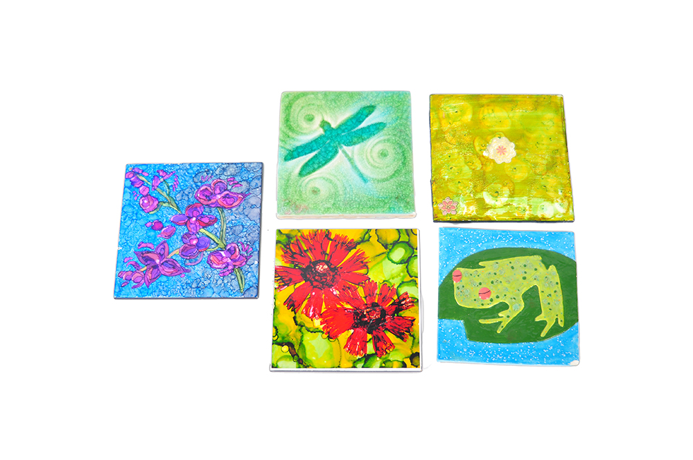 Collection of Colorful Tiles