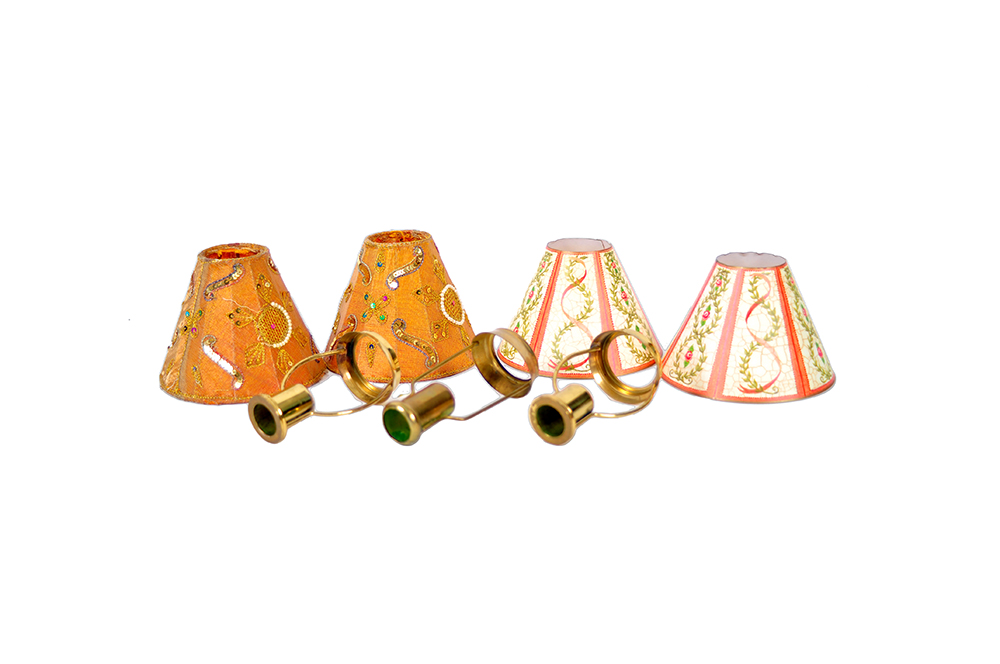 Candle Shades and Brass Followers