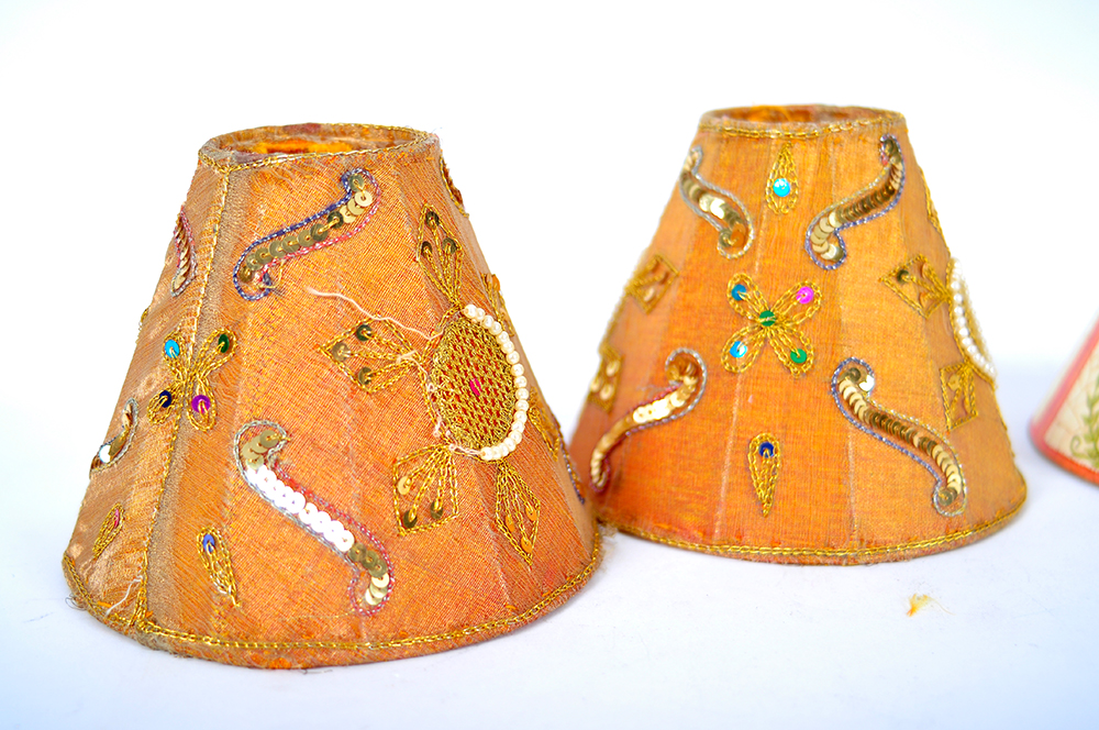 Candle Shades and Brass Followers