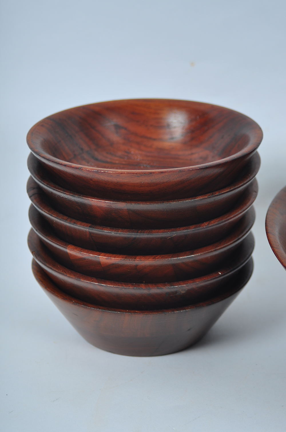 Burl Walnut Salad Set