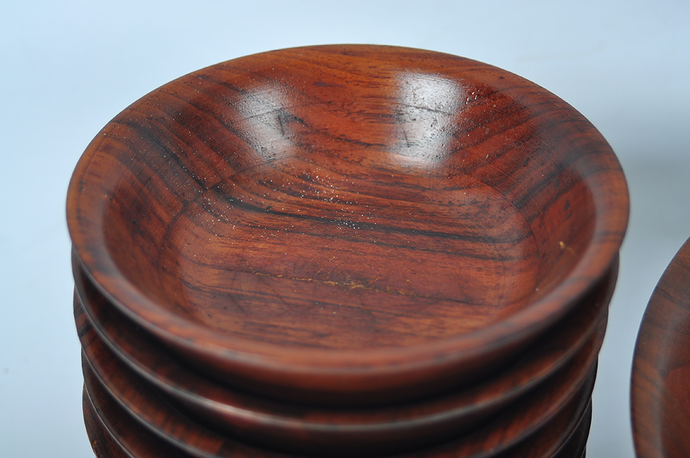 Burl Walnut Salad Set