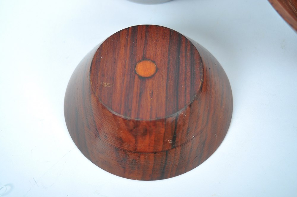 Burl Walnut Salad Set