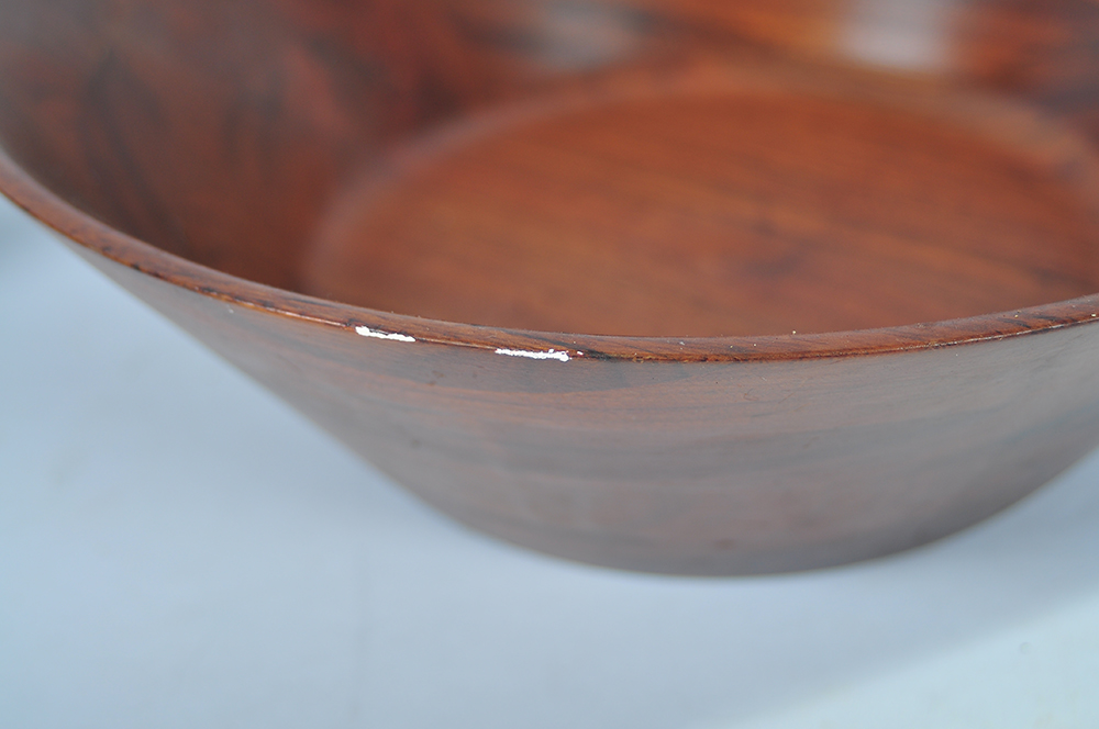 Burl Walnut Salad Set