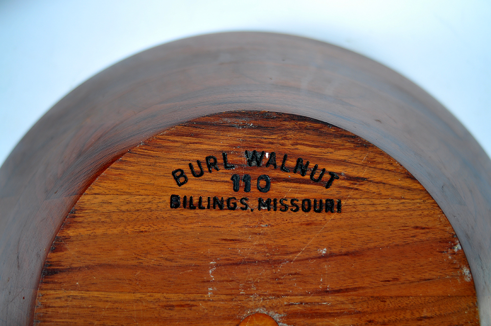 Burl Walnut Salad Set