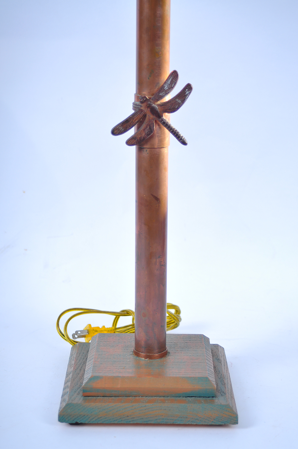 Copper Dragonfly Lamp
