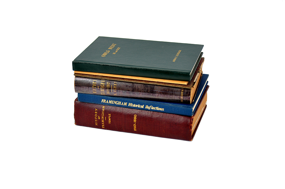 Group of Books on Framingham, Massachusetts History