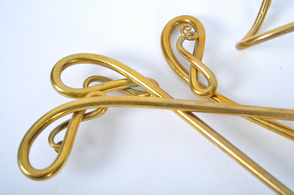 Brass Fireplace Tool Set