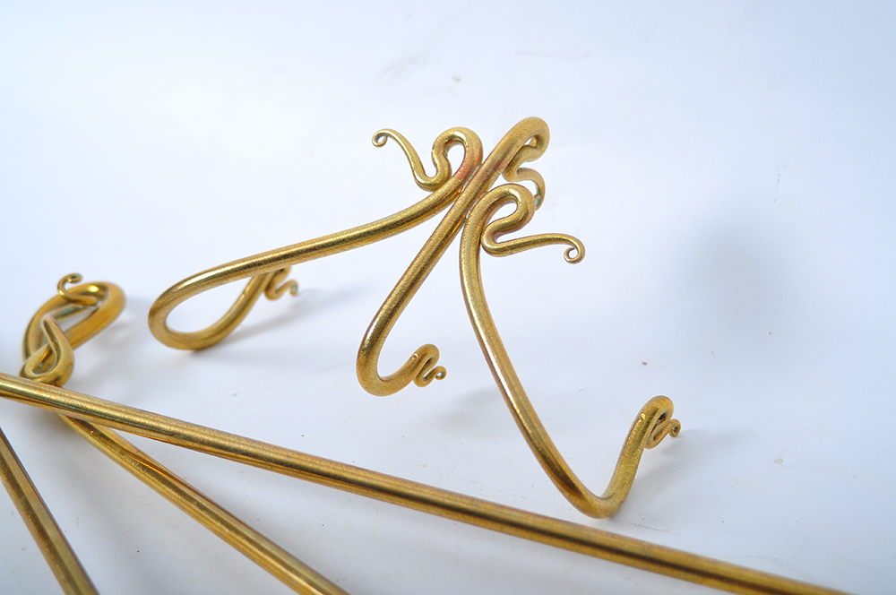 Brass Fireplace Tool Set