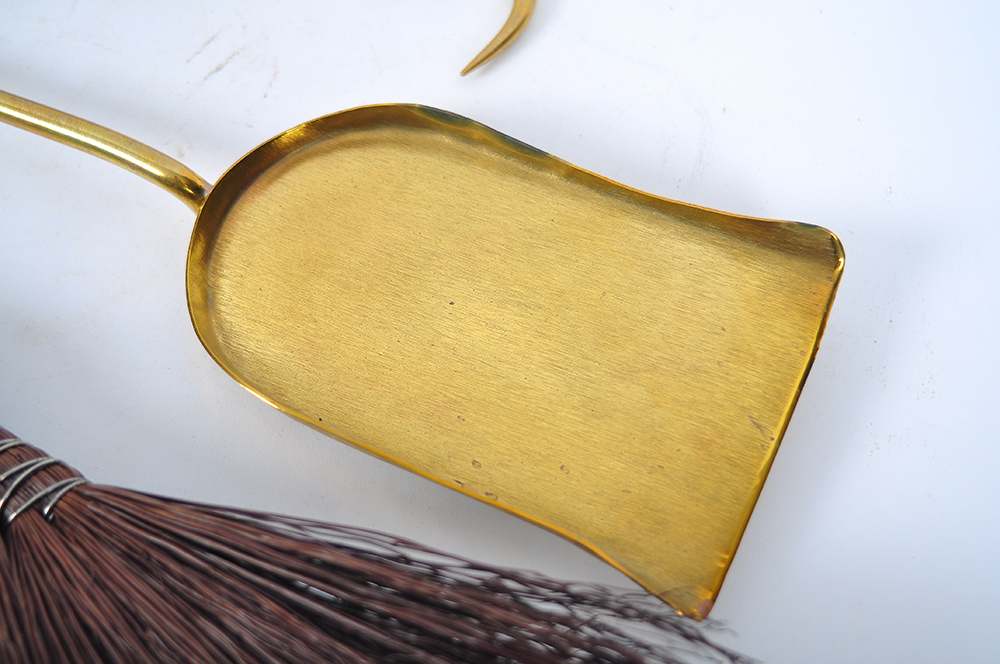 Brass Fireplace Tool Set
