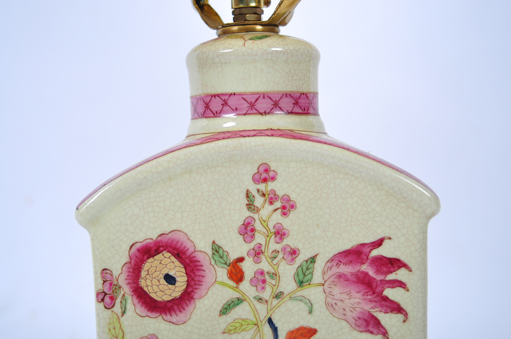 Ceramic Tea Caddy Lamp