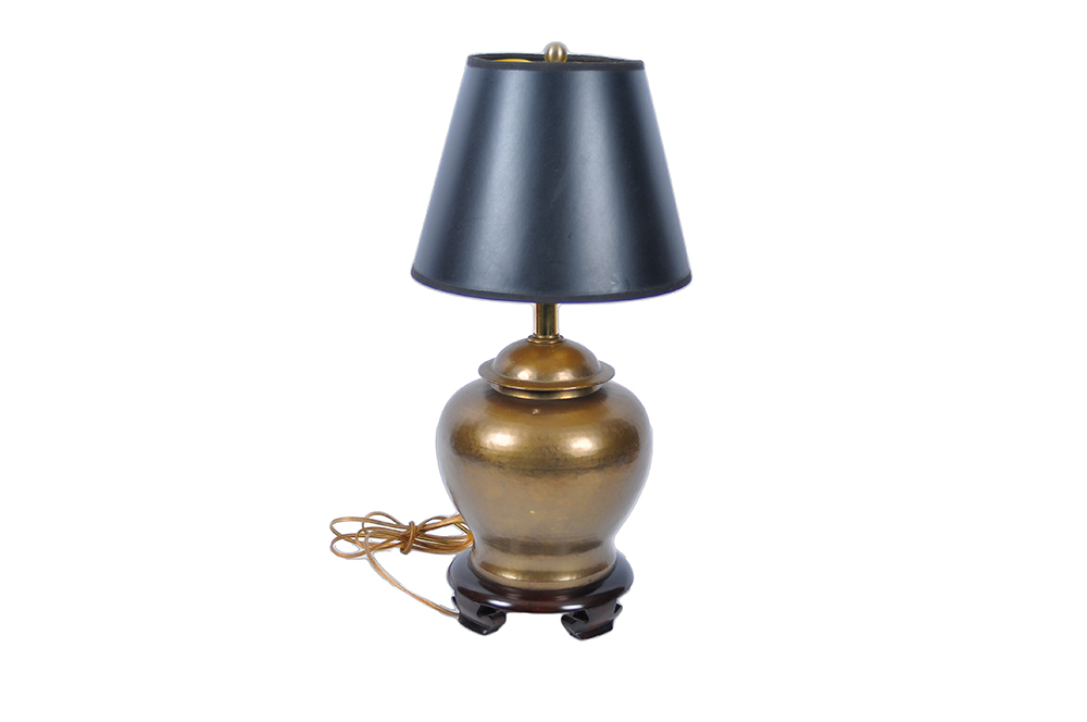 Brass Temple Jar Lamp