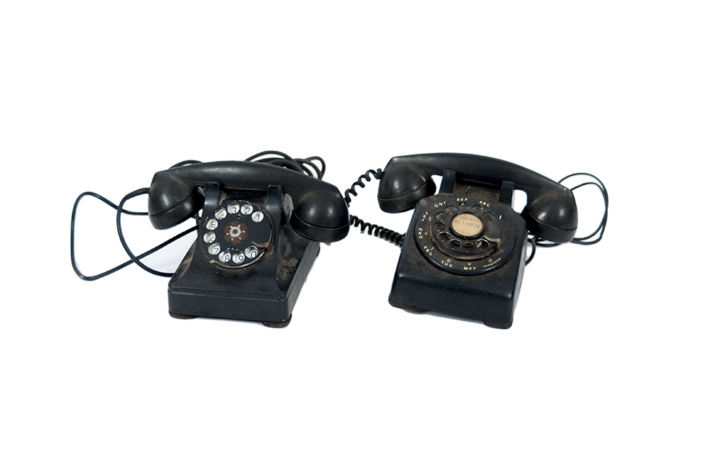 Vintage Bell Systems Black Telephones