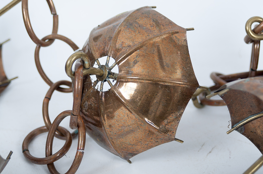 Copper and Brass Rain Chain