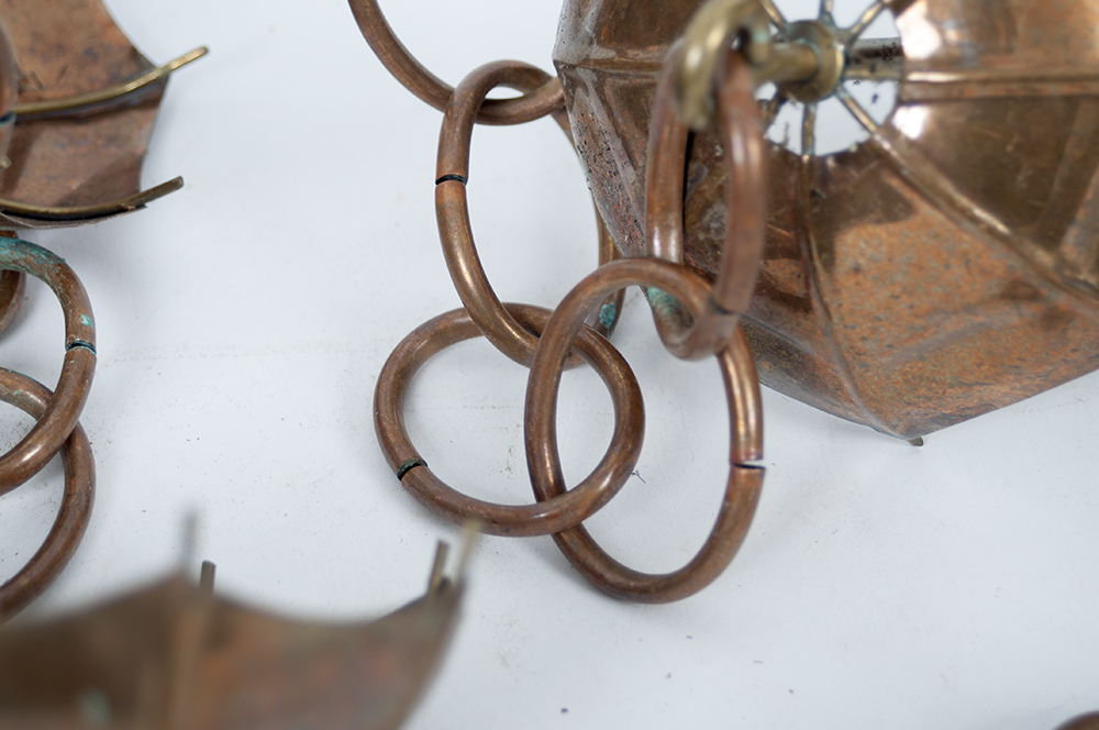 Copper and Brass Rain Chain