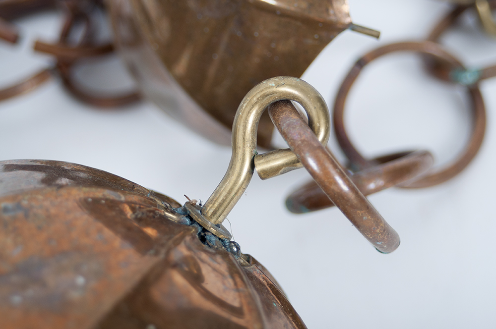 Copper and Brass Rain Chain