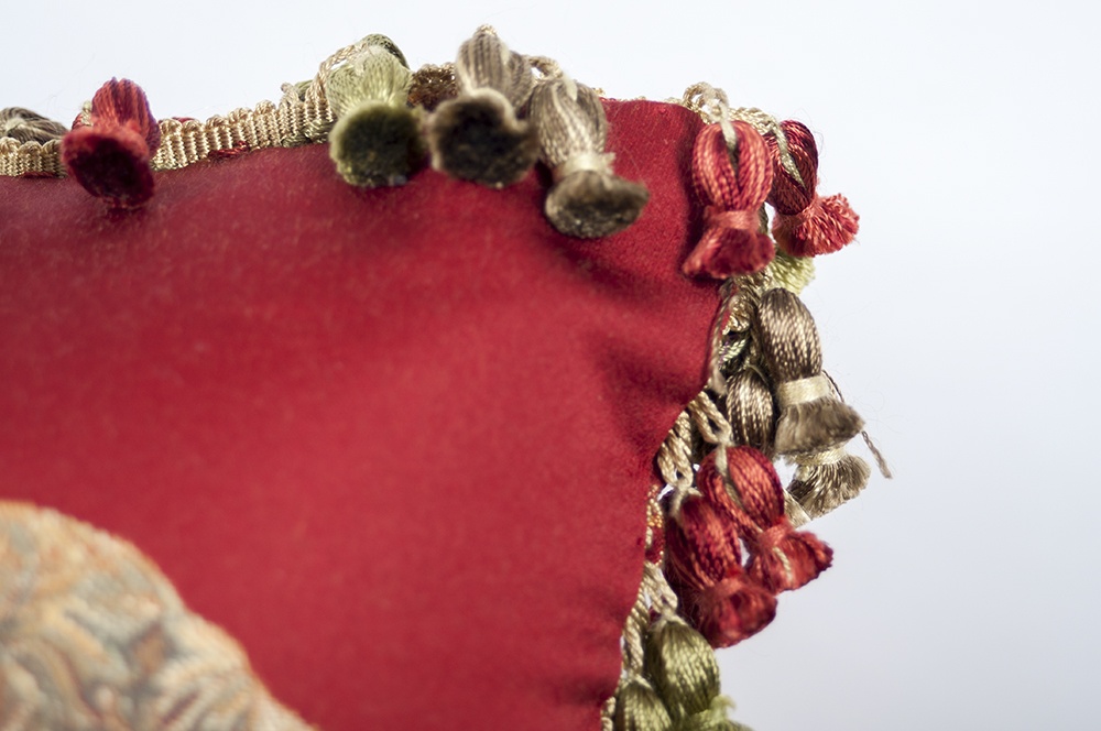 Vintage Footstool and Pillow