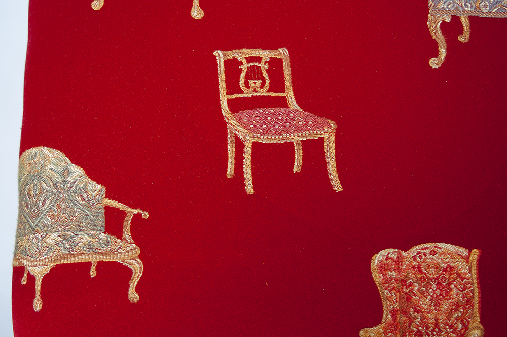 Vintage Footstool and Pillow