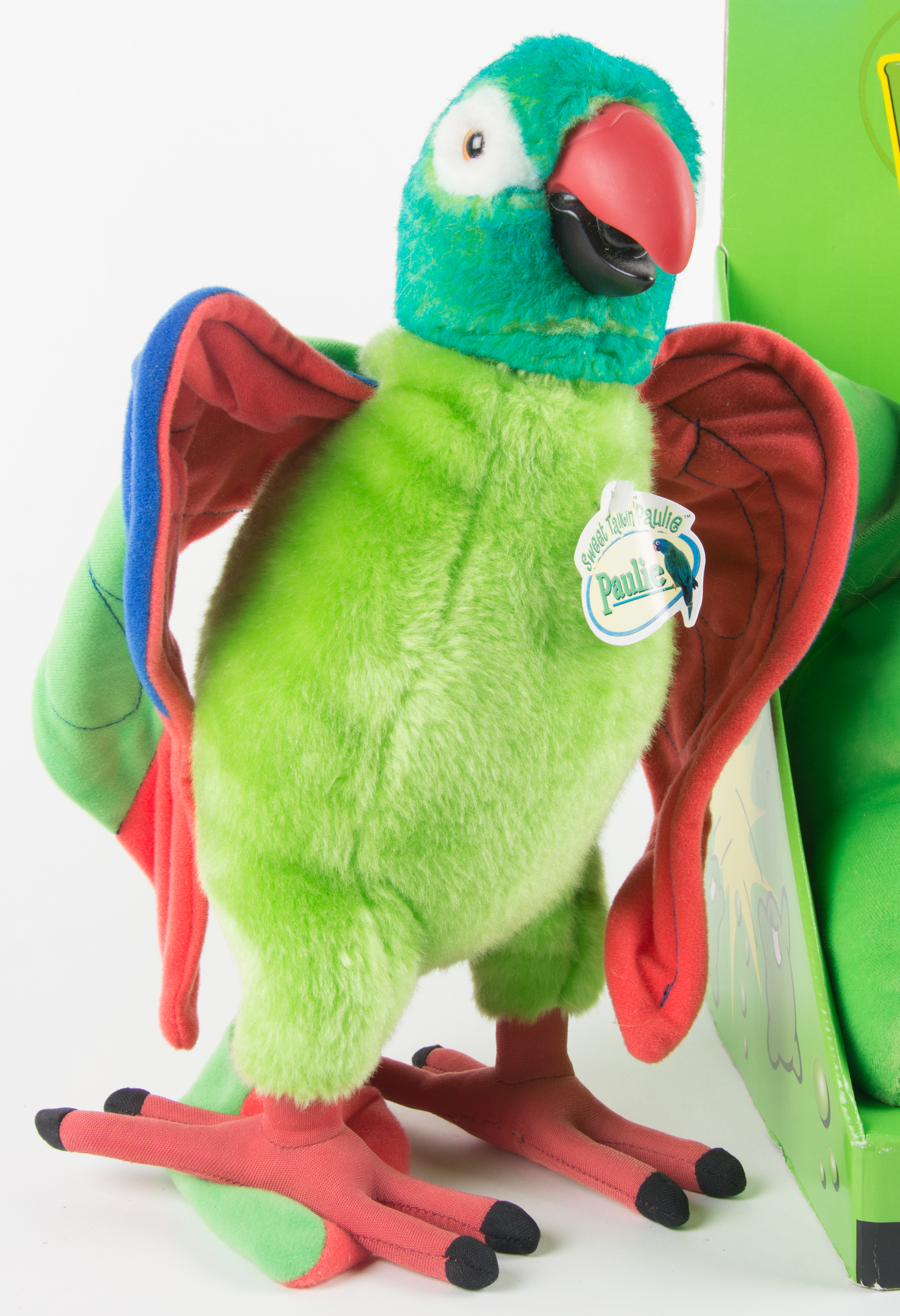 Disney Giggling Flubber Plush and Sweet Talkin Paulie the Parrot Toy