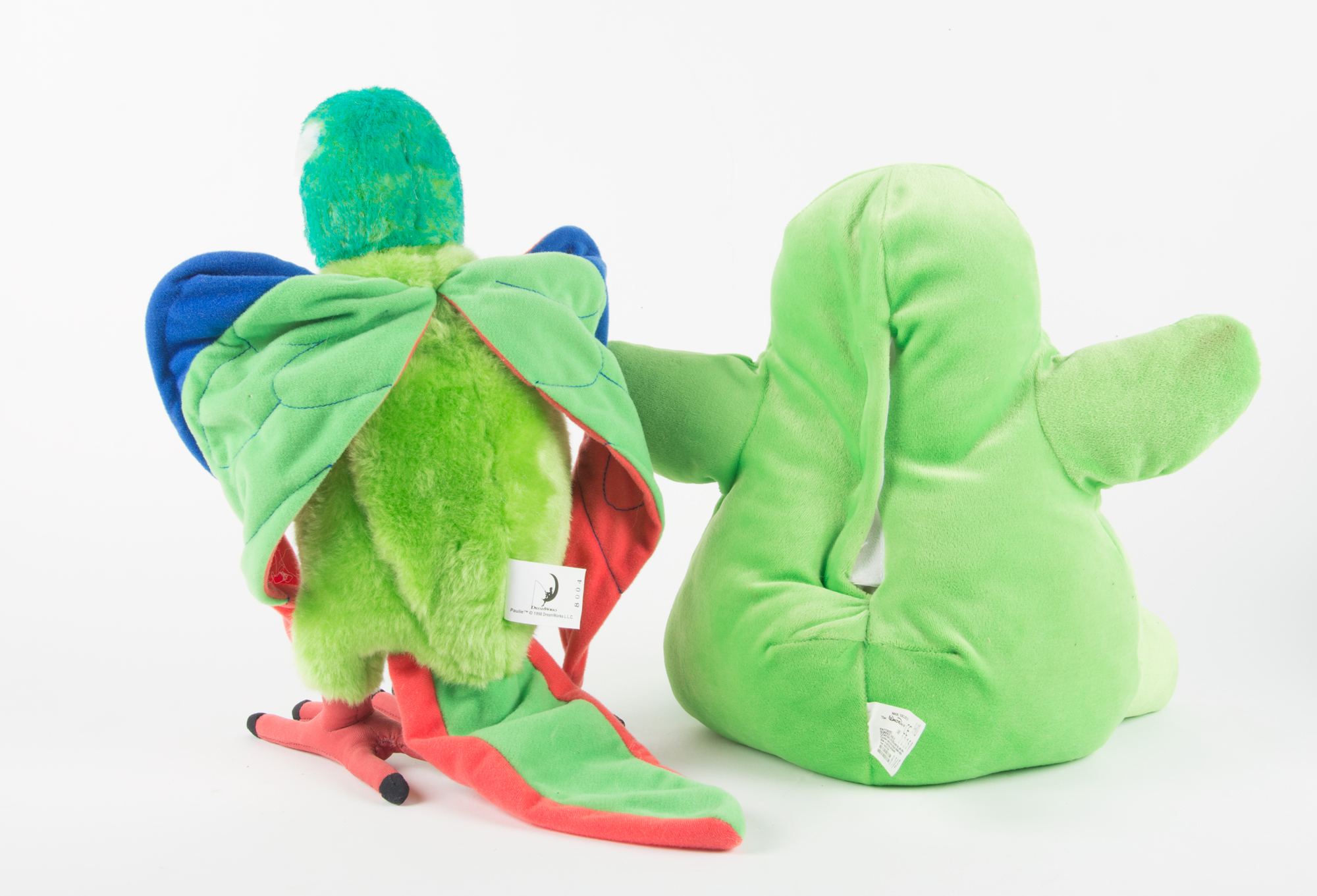 Disney Giggling Flubber Plush and Sweet Talkin Paulie the Parrot Toy