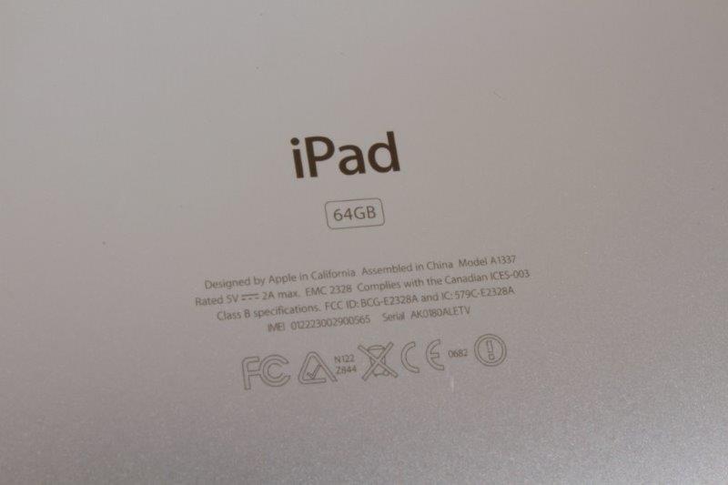 Apple iPad 64GB Model A1337