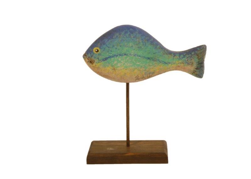 Randy Hofman Folk Art Fish Decoy Sculpture