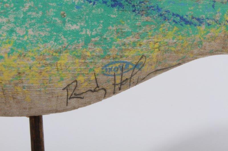 Randy Hofman Folk Art Fish Decoy Sculpture