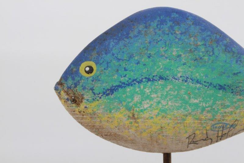 Randy Hofman Folk Art Fish Decoy Sculpture