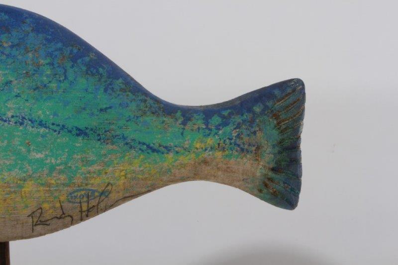 Randy Hofman Folk Art Fish Decoy Sculpture