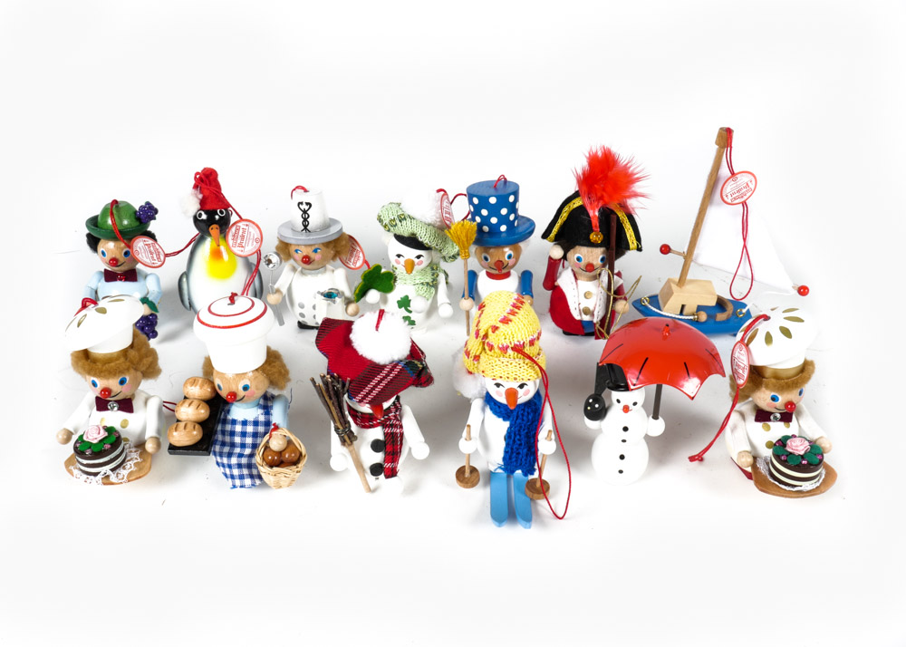 Collection of Steinbach Wooden Ornaments