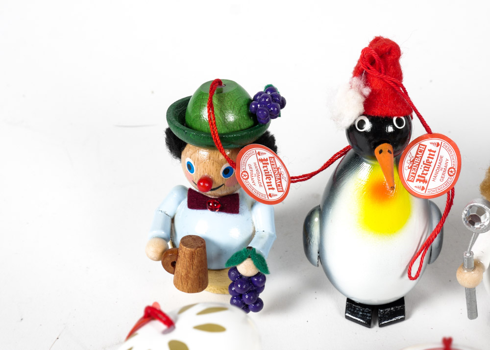 Collection of Steinbach Wooden Ornaments