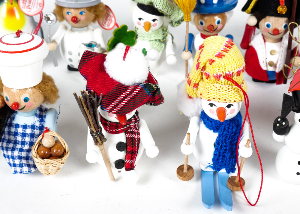 Collection of Steinbach Wooden Ornaments