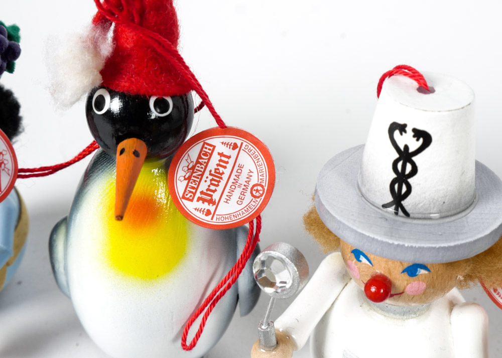 Collection of Steinbach Wooden Ornaments