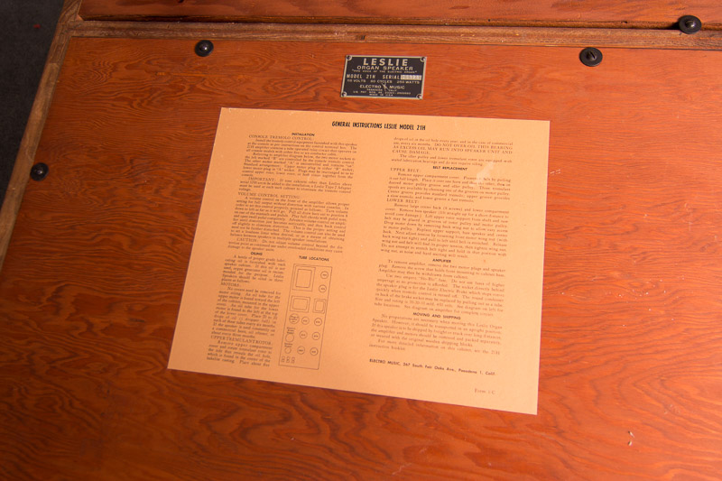 Hammond Organ and Leslie Speaker