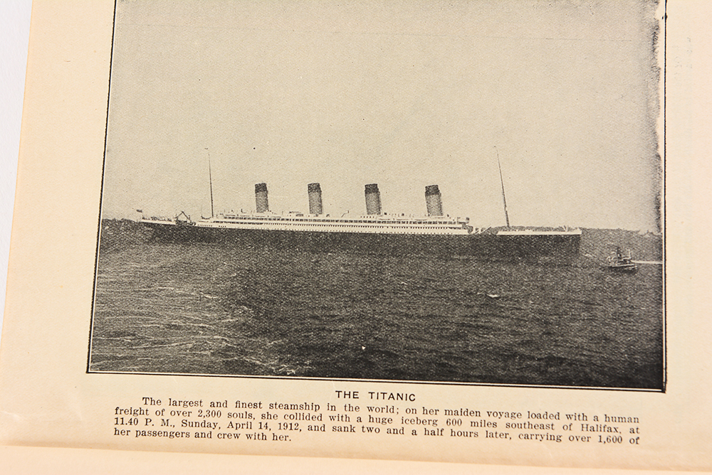 1912 'The Tragic Story of the Titanic' Hardcover Book