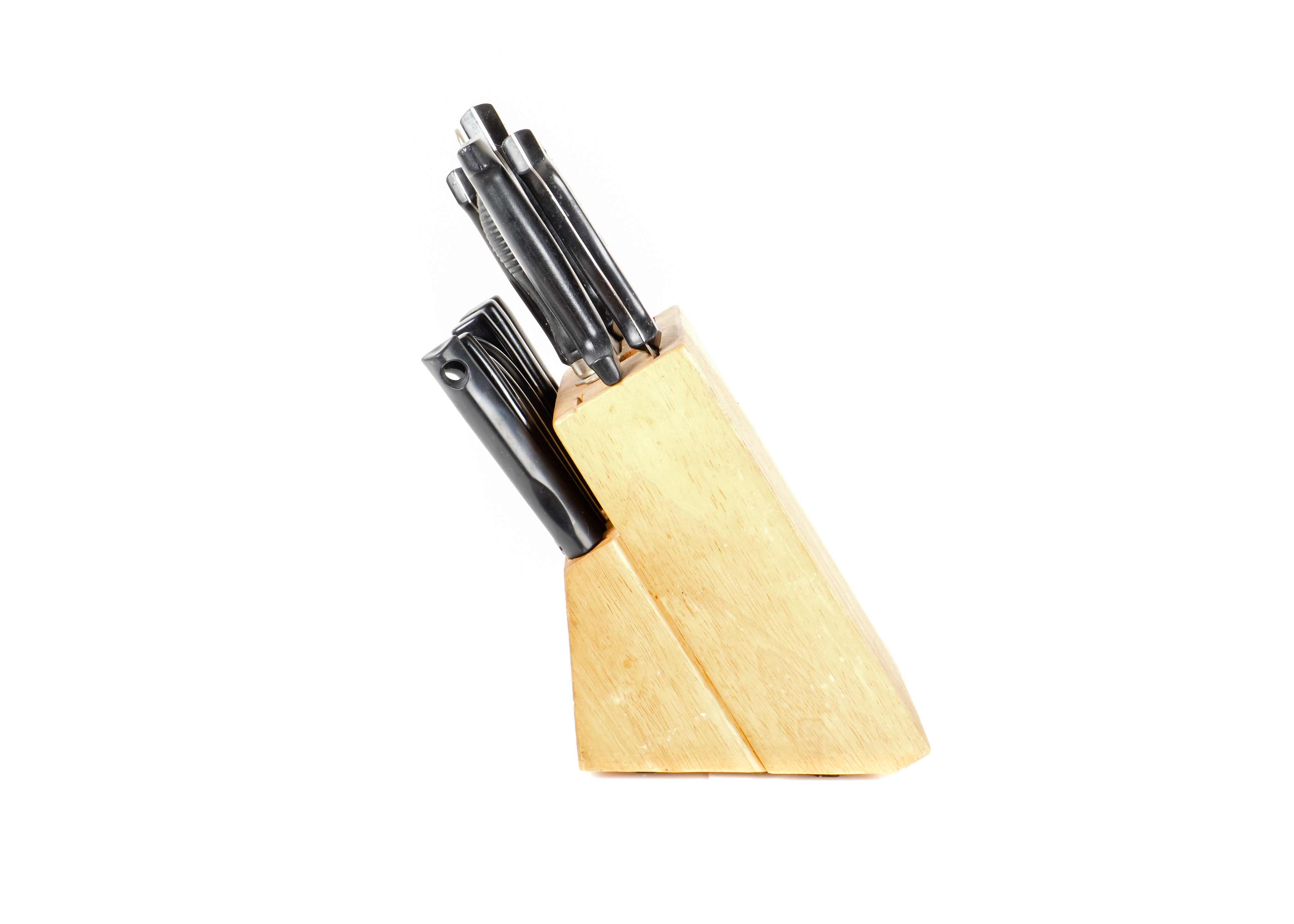 Knife Block Set with Cutting Board