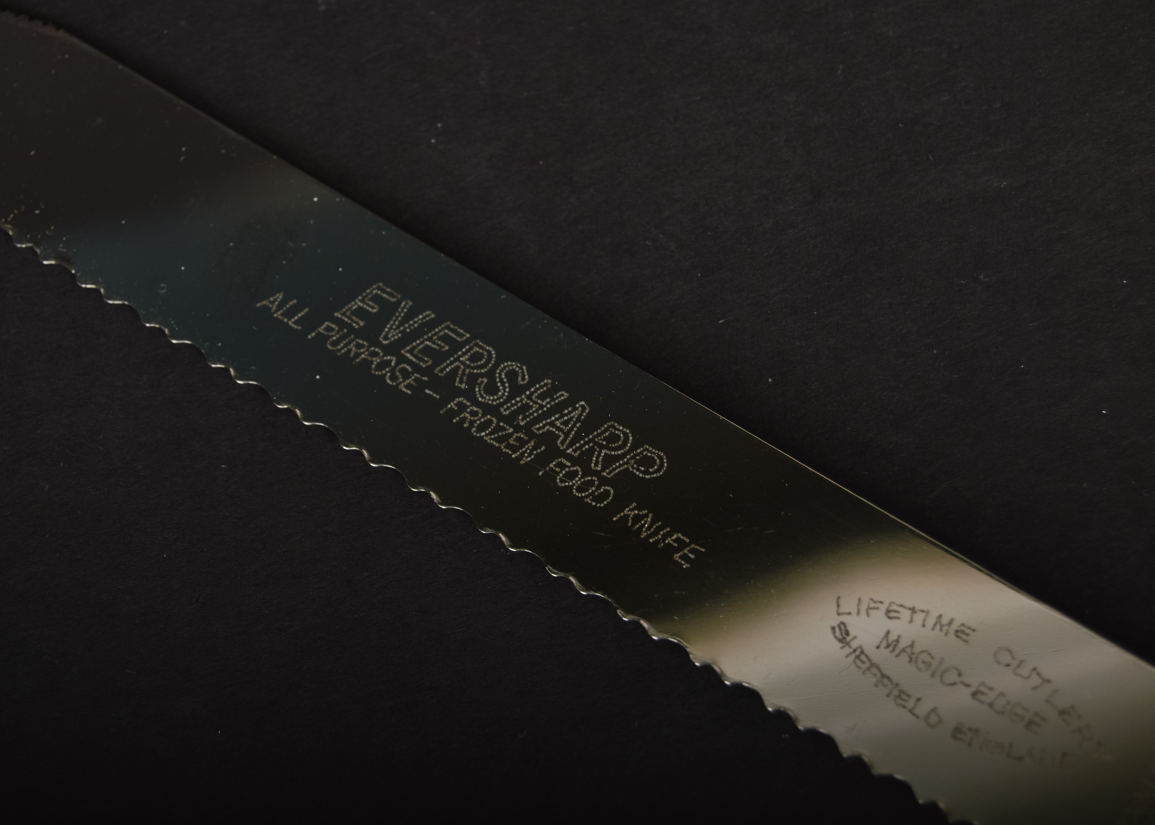 Set of Vintage Lifetime Cutlery Knives