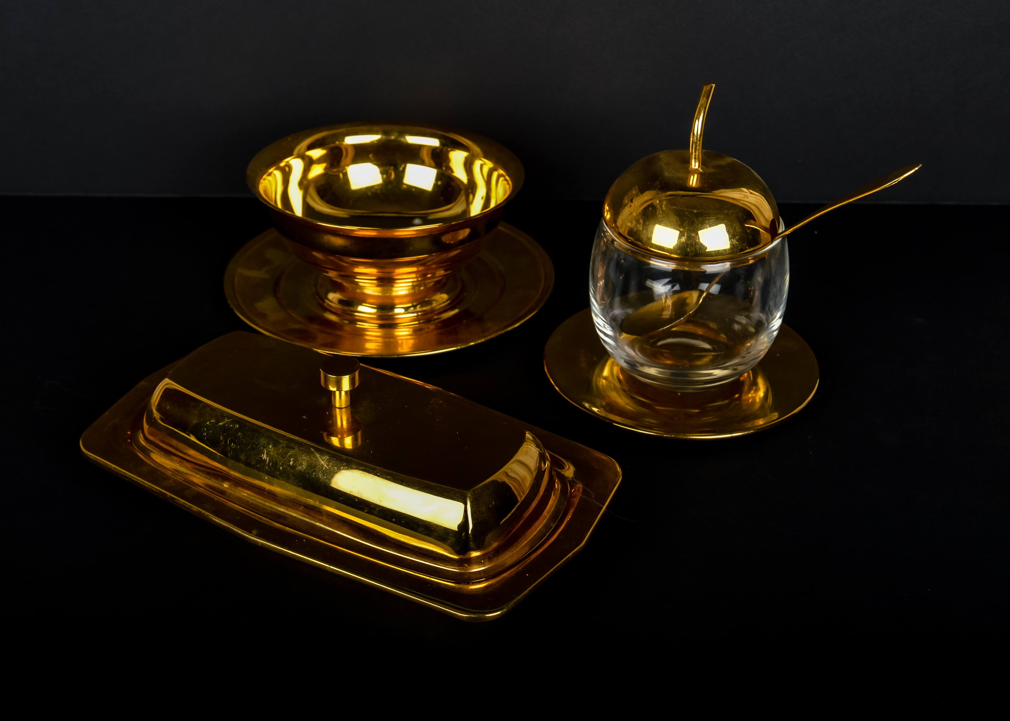 Gold Electroplated Kitchen Accessories