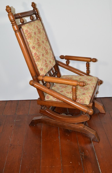 Victorian Style Platform Rocking Chair