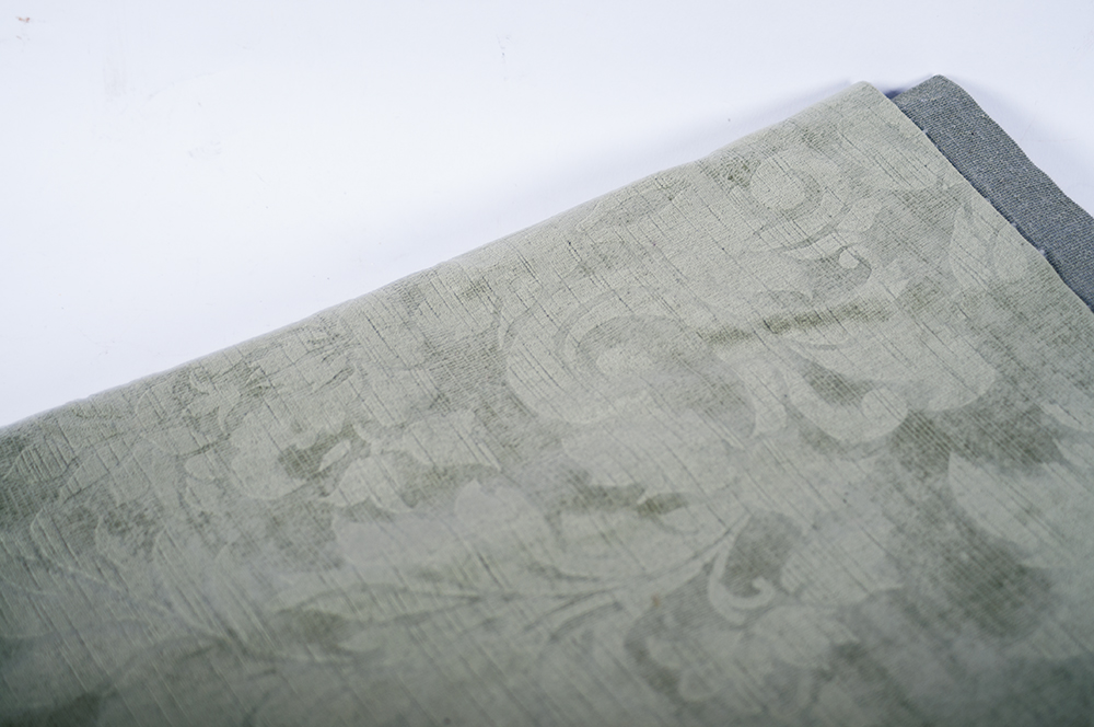 Group of Green Upholstery Fabrics