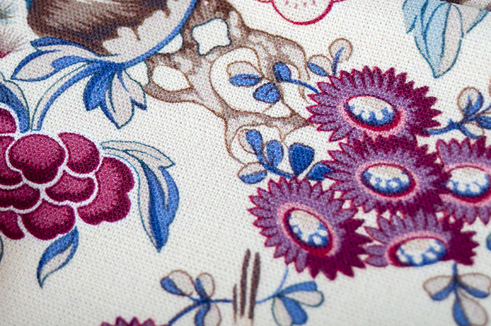Group of Toile Upholstery Fabric