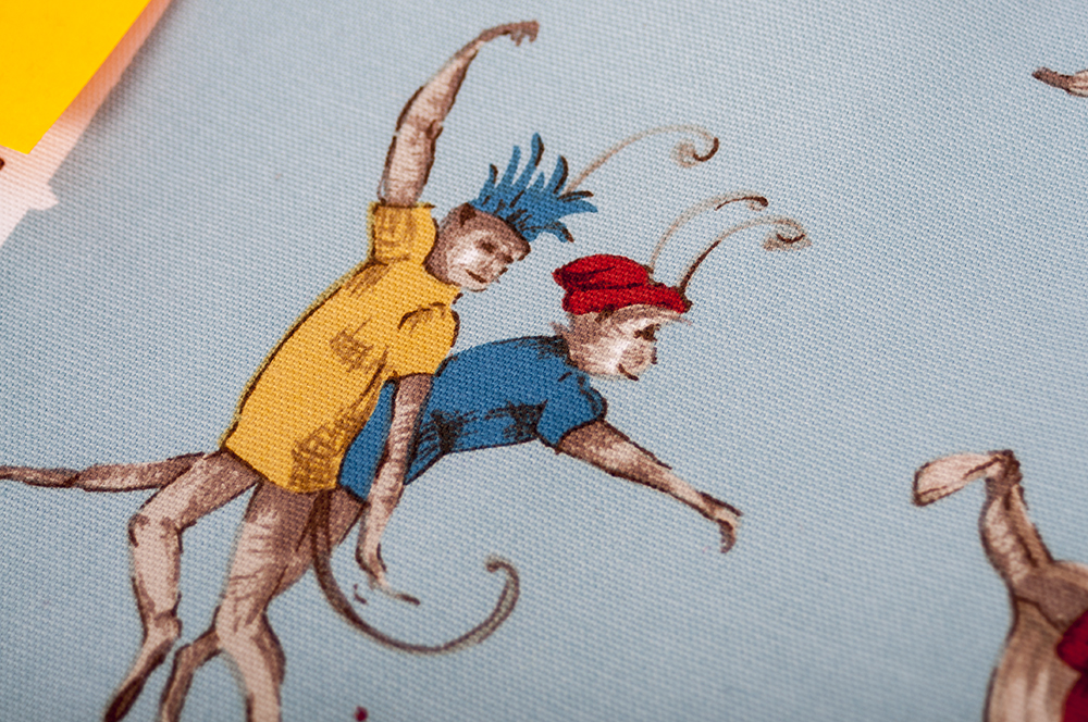 Group of Toile Upholstery Fabric