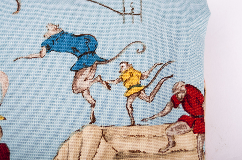 Group of Toile Upholstery Fabric