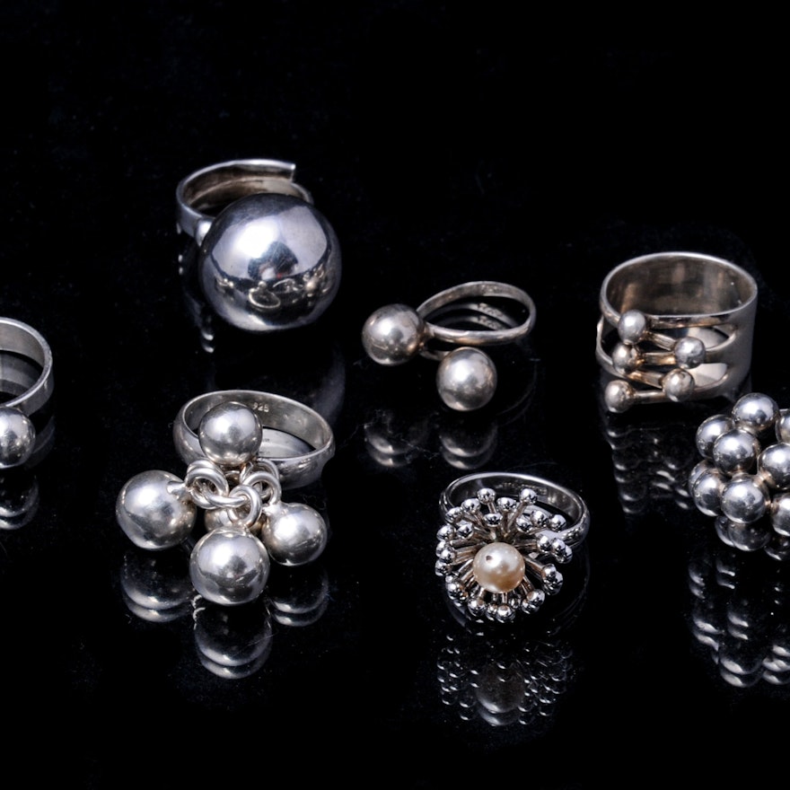 Sterling Silver Ring Collection
