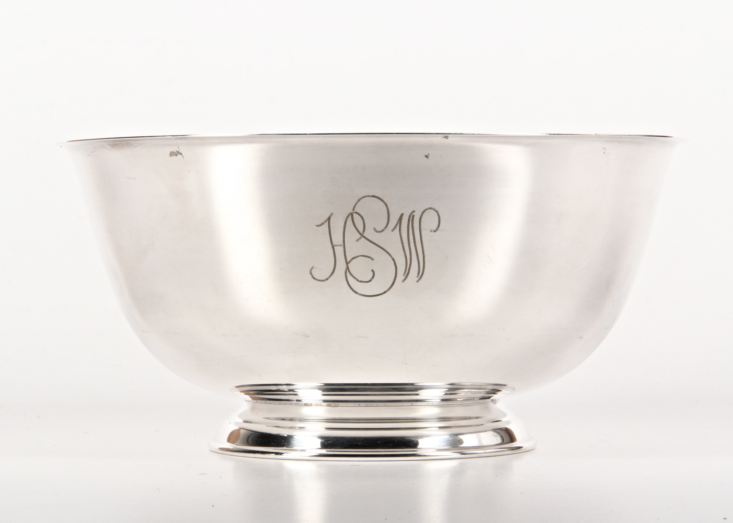 Oneida Silversmiths Paul Revere Reproduction Silver Plated Bowl