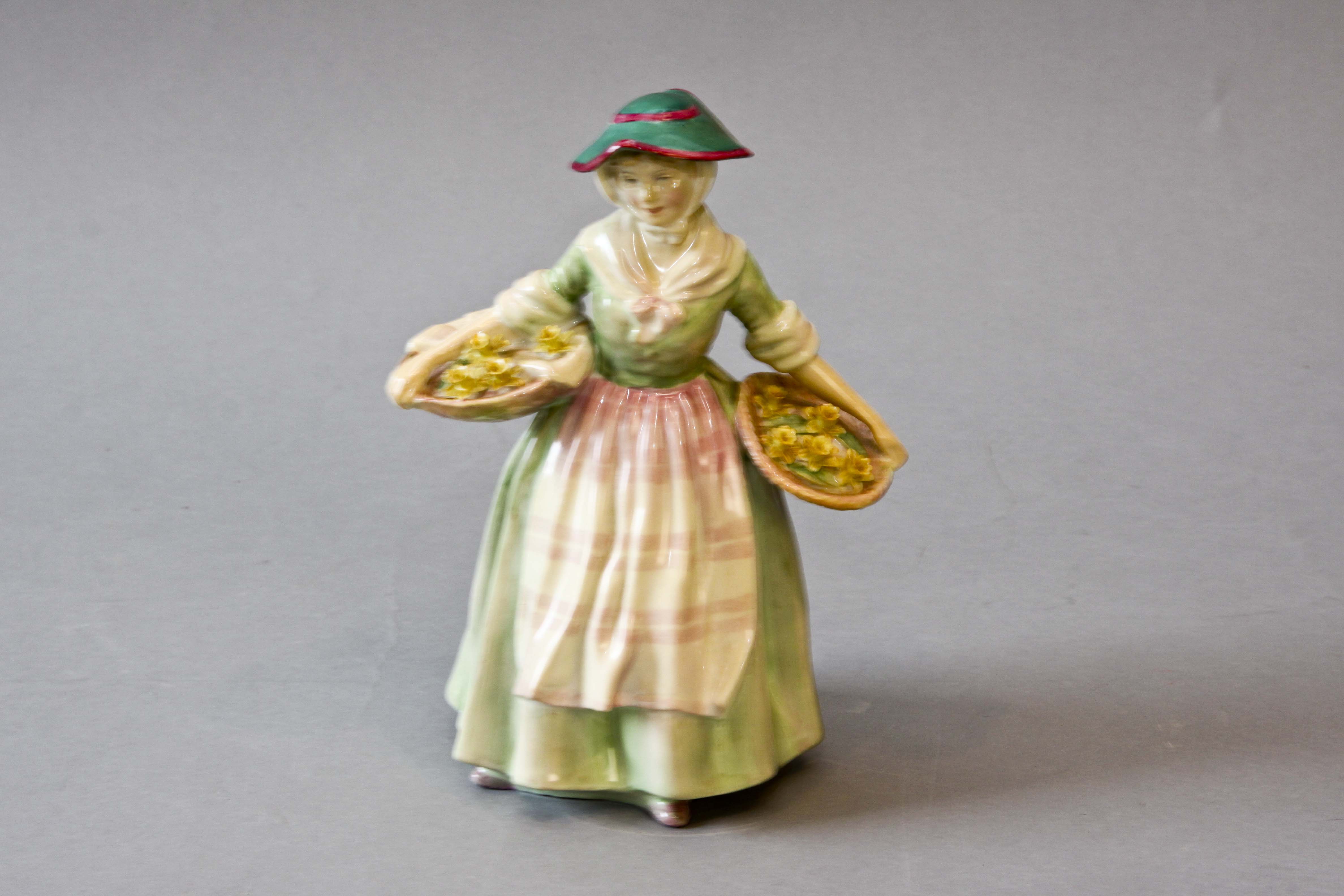 Vintage Royal Doulton "Daffy-Down-Dilly" Porcelain Figurine