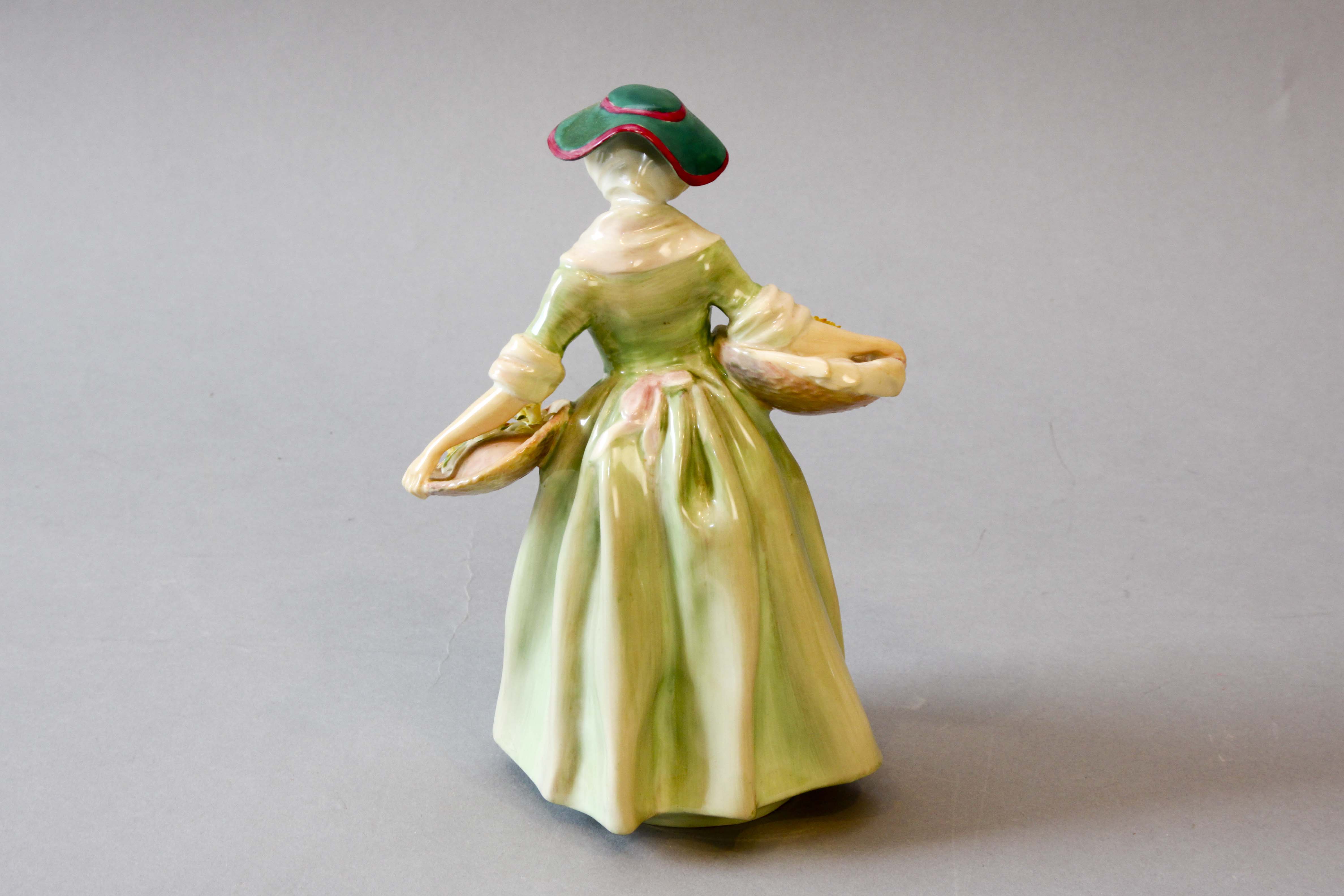 Vintage Royal Doulton "Daffy-Down-Dilly" Porcelain Figurine