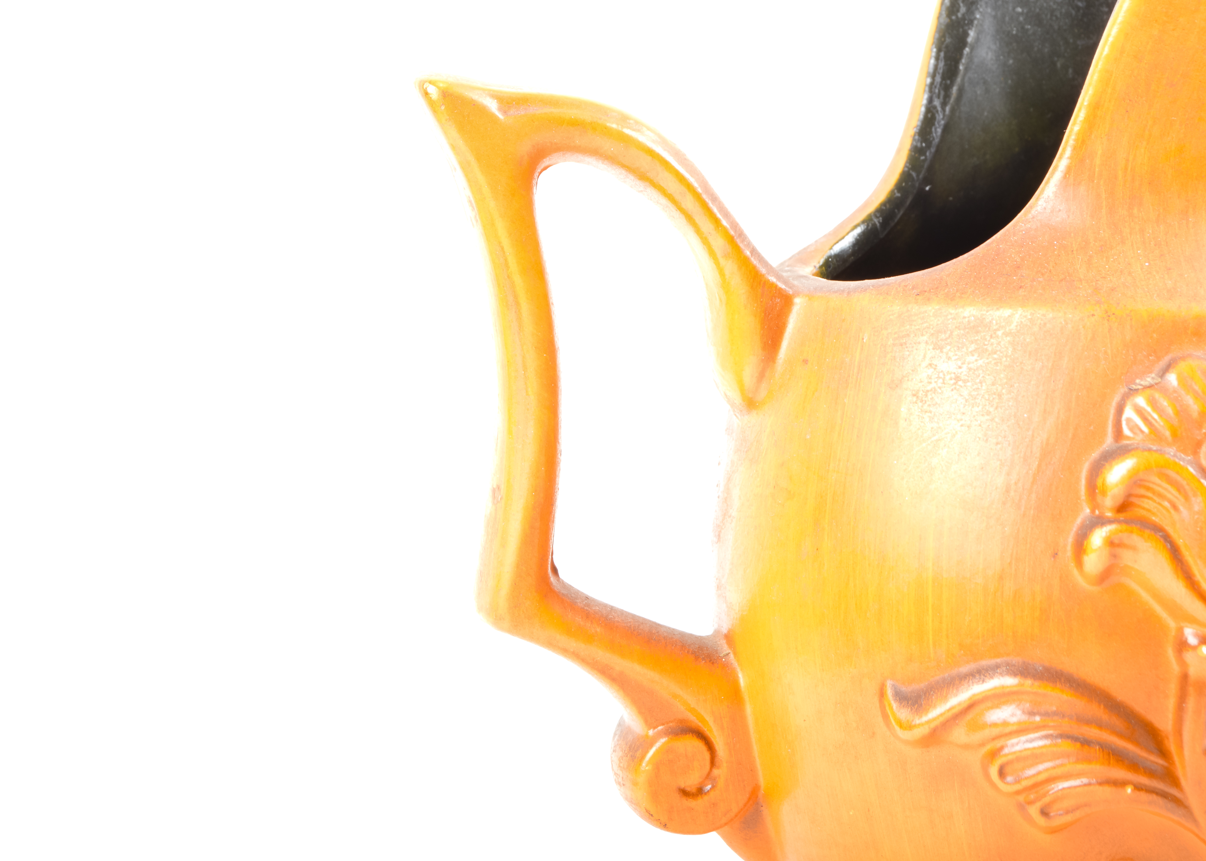 Royal Haeger Orange Art Pottery Pitcher