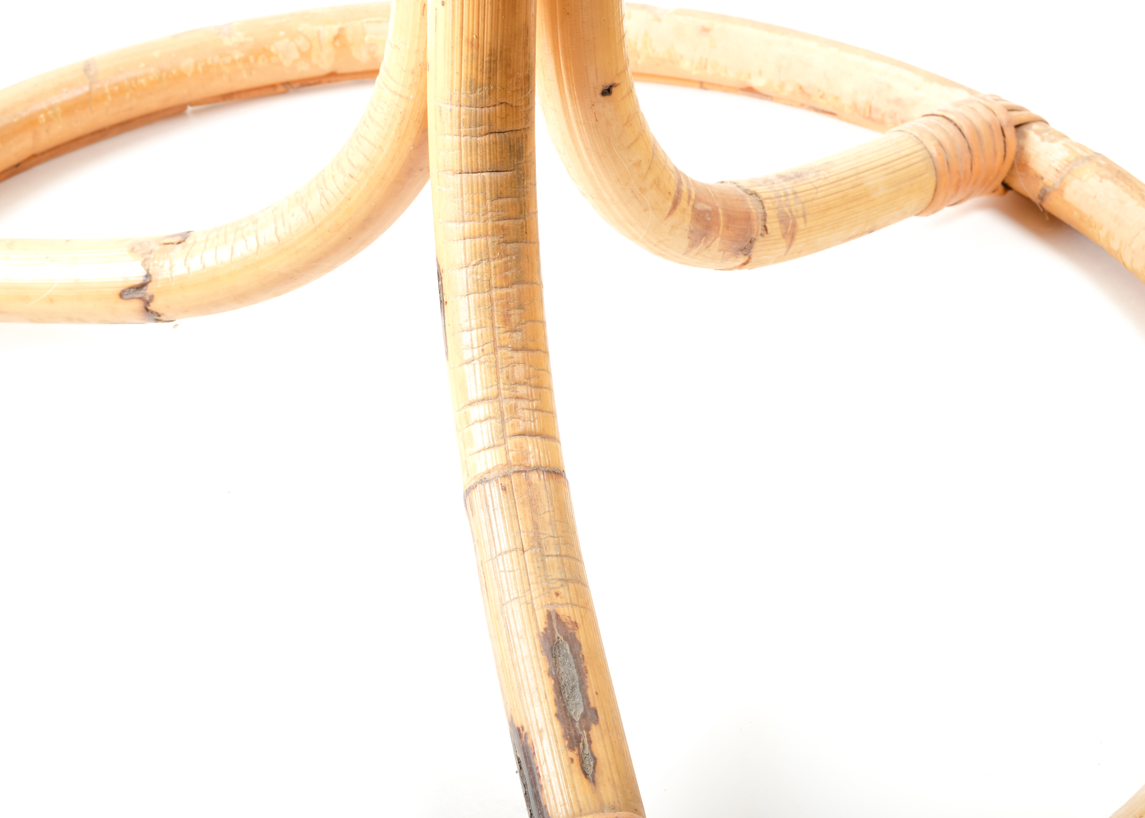 Bamboo Three-Plant Stand