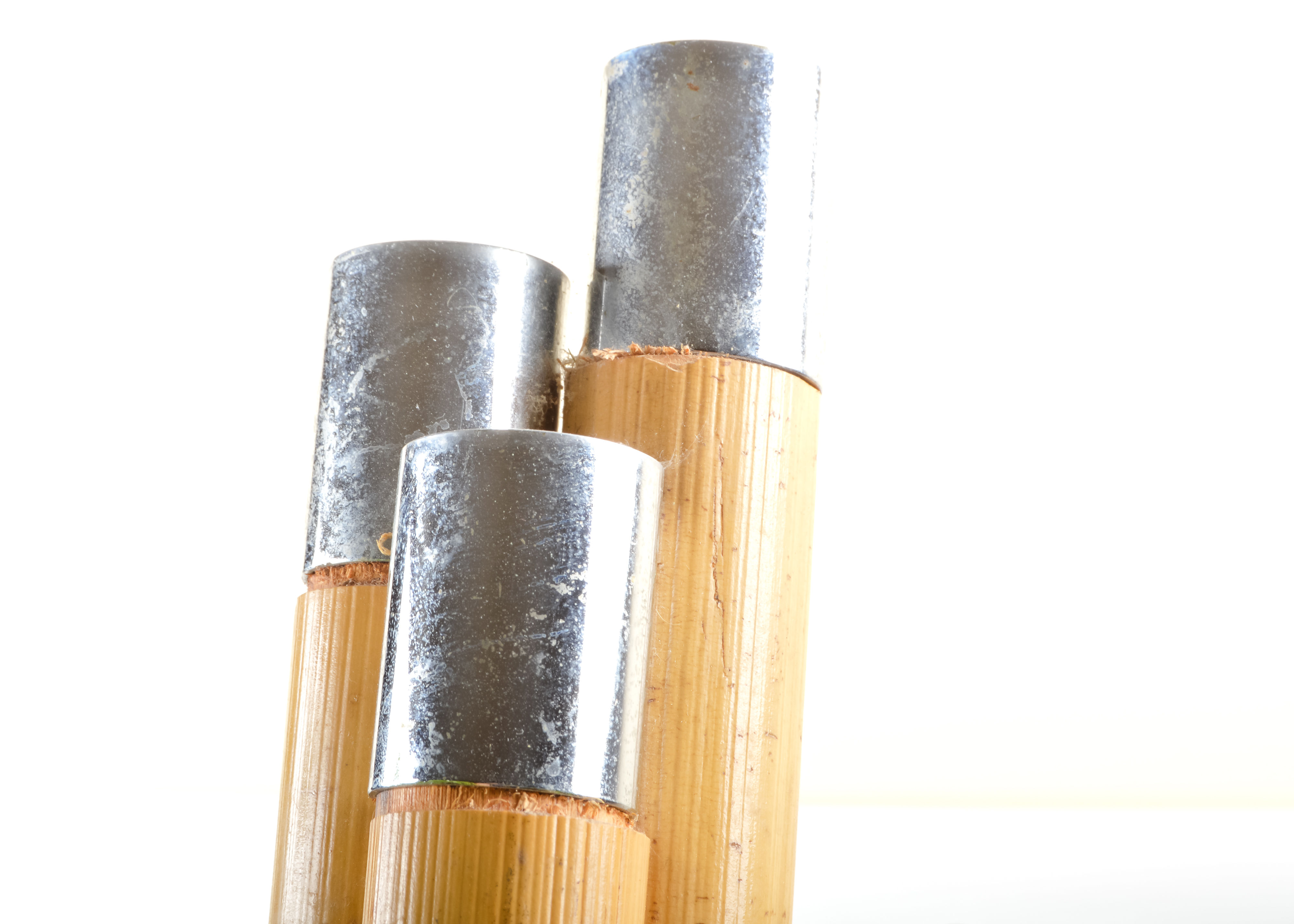 Bamboo Three-Plant Stand