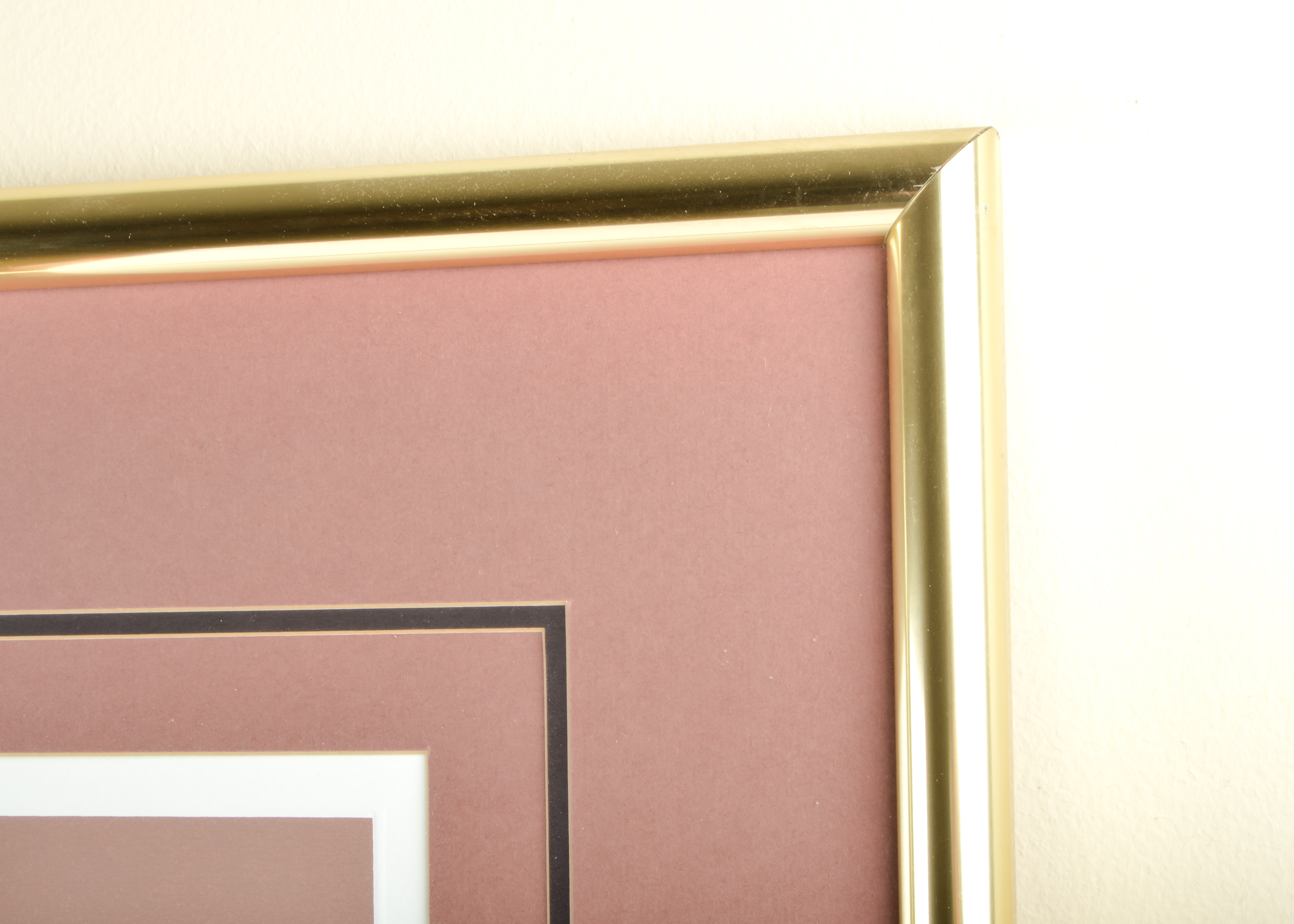 Signed 1983 David Allgood Embossed Serigraph "Carnations"